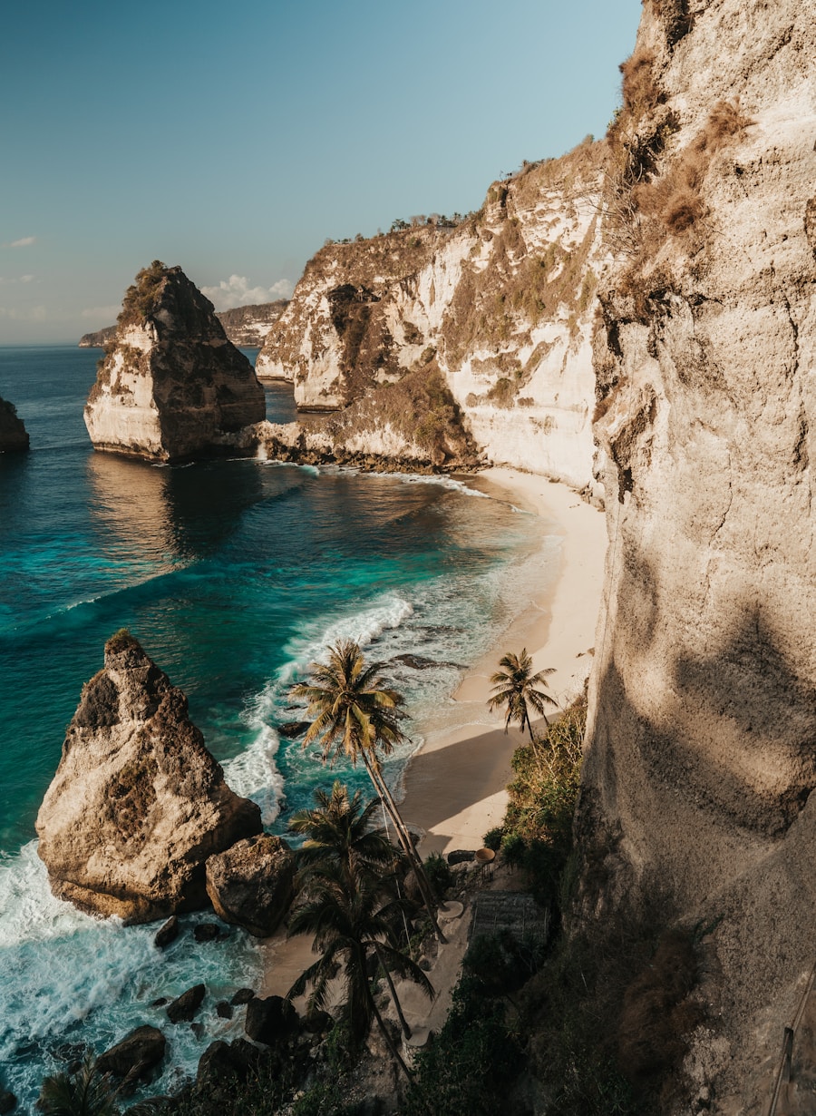 Uluwatu Bali cliffs ocean